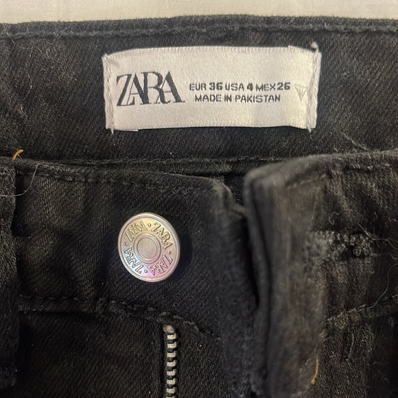 Zara women’s high waisted straight pants - Picture 3 of 4